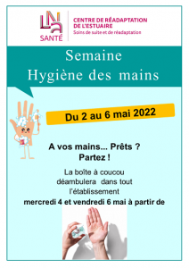 Affiche semaine hygiène des mains